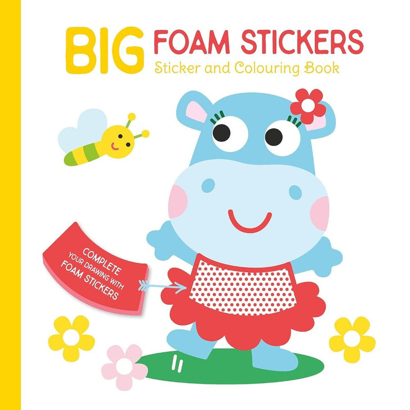Big Foam Stickers And Colouring Book