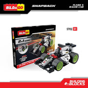 Bildago Snapback 2 in 1 FlashX Pull Back Racer Car (198 pcs)