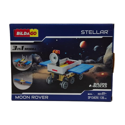Bildago Stellar Moon Rover Blocks Set (135 Pieces)-Construction-Bildago-Toycra