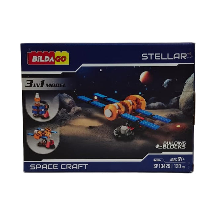 Bildago Stellar Space Craft Blocks Set (120 Pieces)-Construction-Bildago-Toycra