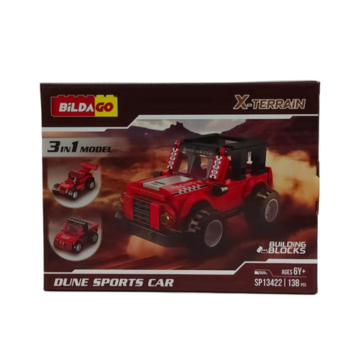 Bildago X Terrain Dune Sports Car (138 Pieces)-Construction-Bildago-Toycra