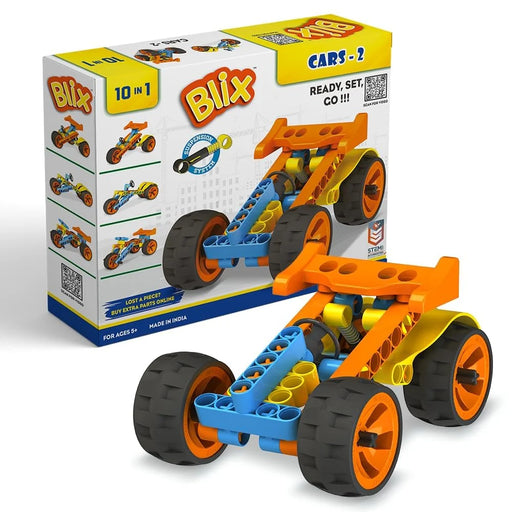 Blix 10-in-1 CARS-2 Robotics Construction Set