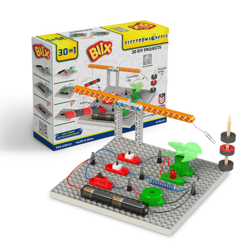 Blix 30 In 1 Electromagnetix Robotics For Kids