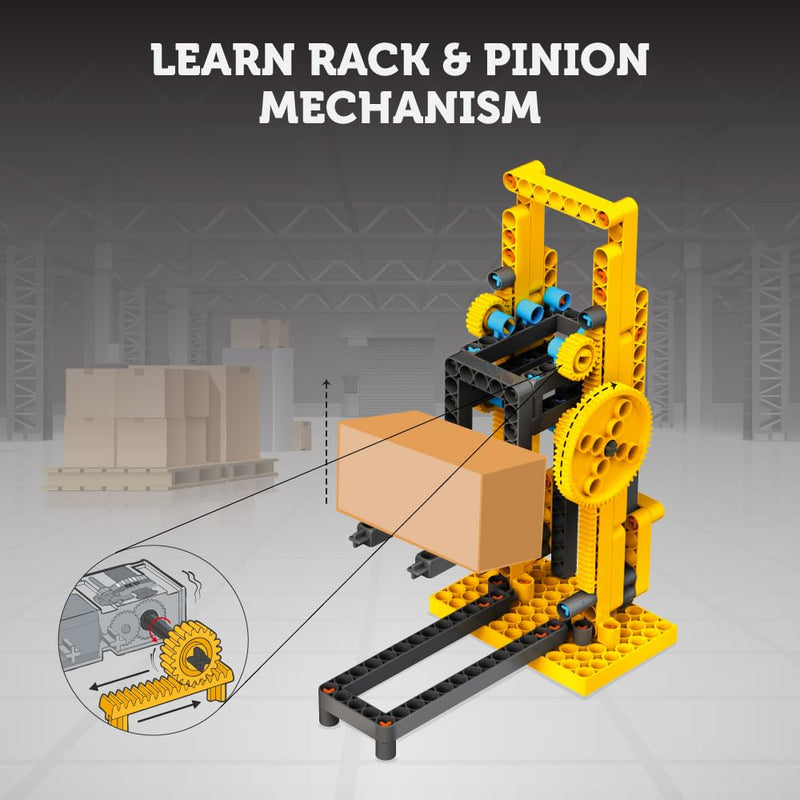 Blix 6 In 1 Forklift Power (180+ Pieces)