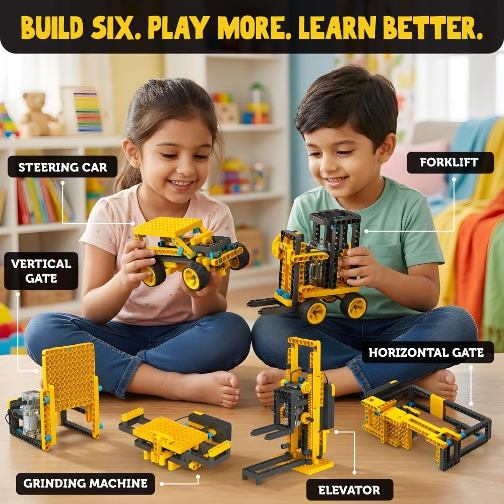 Blix 6 In 1 Forklift Power (180+ Pieces) | Buy Online at Toycra