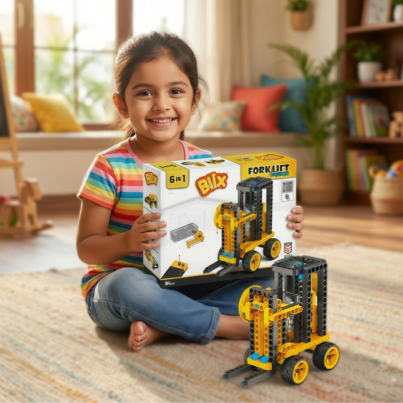 Blix 6 In 1 Forklift Power (180+ Pieces)