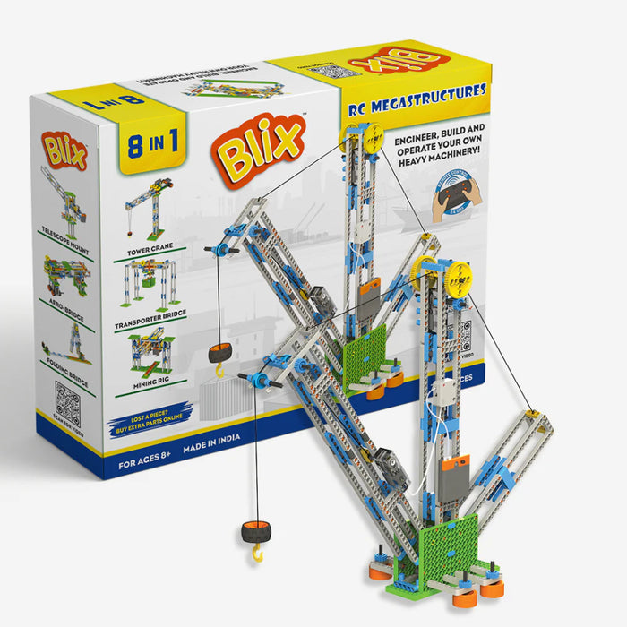 Blix 8 IN 1 Rc Megastructures (750+ Pieces)