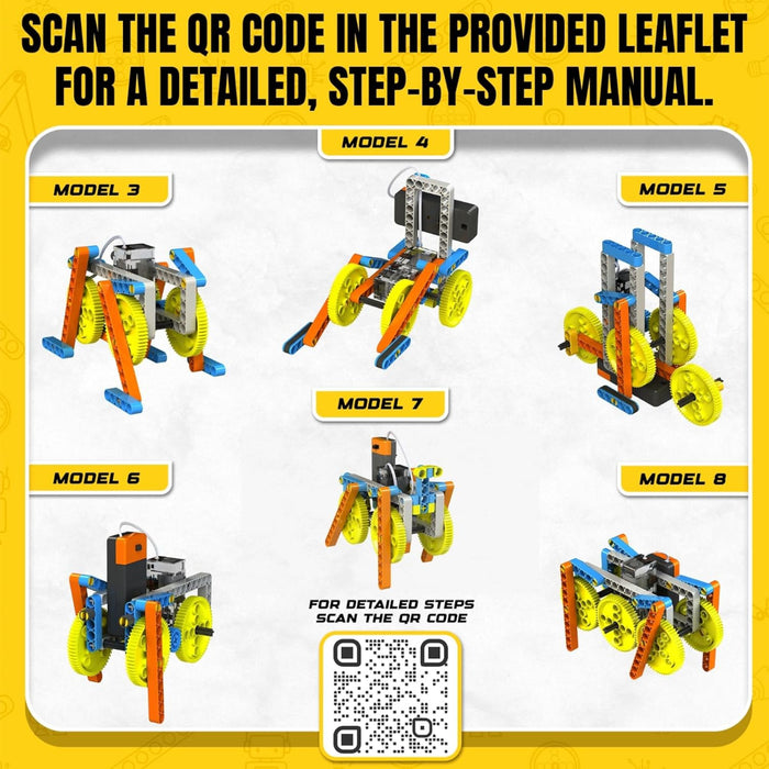 Blix DIY 8 in 1 Crawlers (70+ Pieces)-Construction-Blix-Toycra