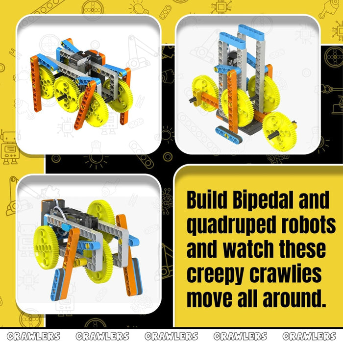 Blix DIY 8 in 1 Crawlers (70+ Pieces)-Construction-Blix-Toycra