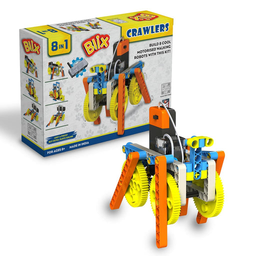 Blix DIY 8 in 1 Crawlers (70+ Pieces)-Construction-Blix-Toycra