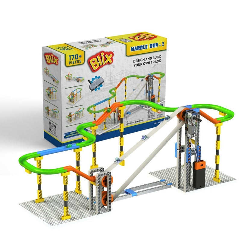 Blix Marble Run Plastic Marble Tracks For Kids
