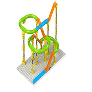 Blix Marble Run Plastic Marble Tracks For Kids