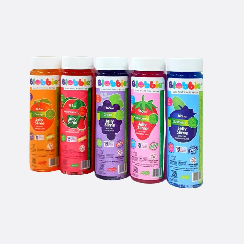 Blobbie Fruit Jelly Slime 165 ML - Pack of 5