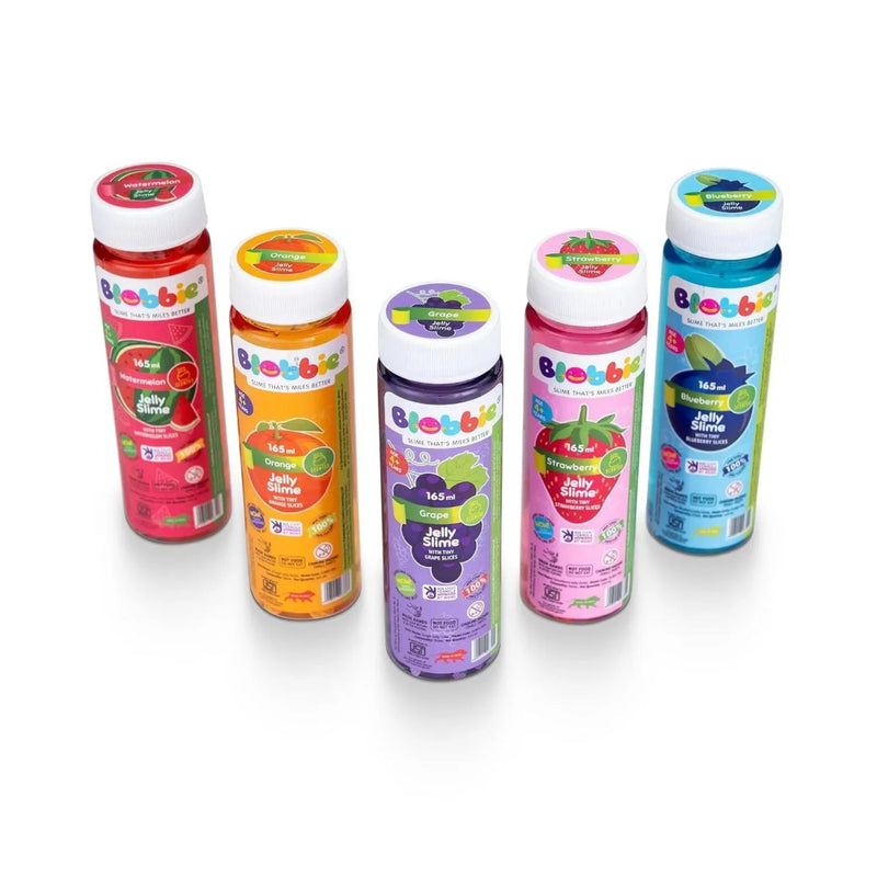 Blobbie Fruit Jelly Slime 165 ML - Pack of 5
