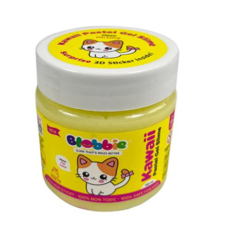 Blobbie Kawaii Pastel Gel Slime - Pack of 6