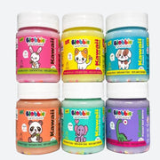 Blobbie Kawaii Pastel Gel Slime - Pack of 6