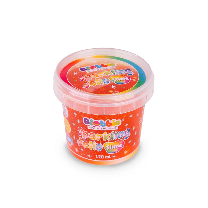 Blobbie Sparkling Jello Slime 120 ML - Pack of 6 - Multi Color