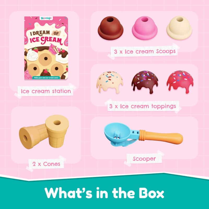 Bloomingo I Dream of Ice Cream Pretend Play Kit
