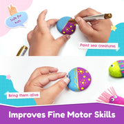Bloomingo Rock & Shell Painting Kit - Magical Underwater
