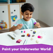 Bloomingo Rock & Shell Painting Kit - Magical Underwater