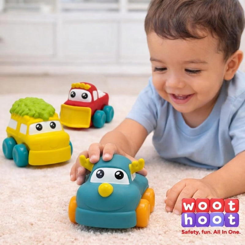Bloomingo Tubby Trucks Multicolour Edition Pack of 3