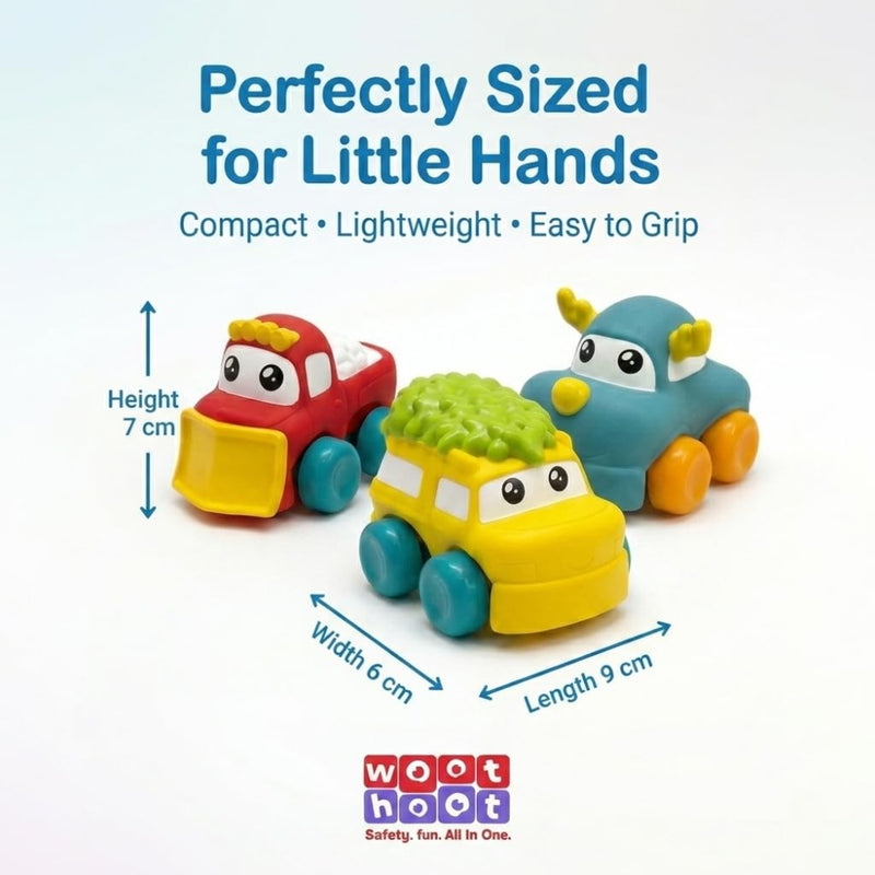 Bloomingo Tubby Trucks Multicolour Edition Pack of 3