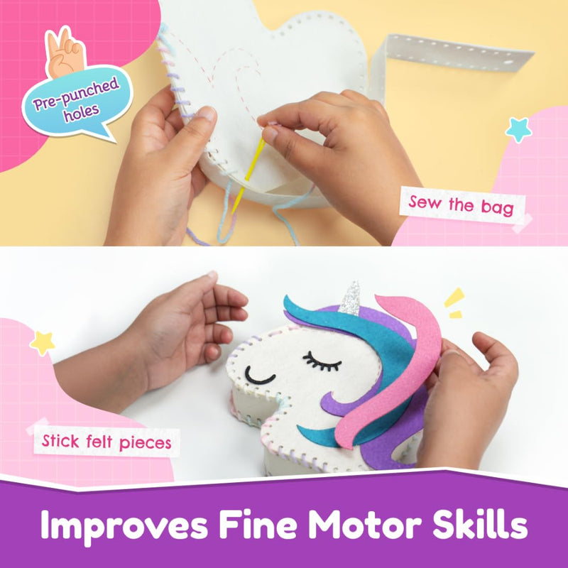 Bloomingo Unicorn Sling Bag DIY Craft Kits