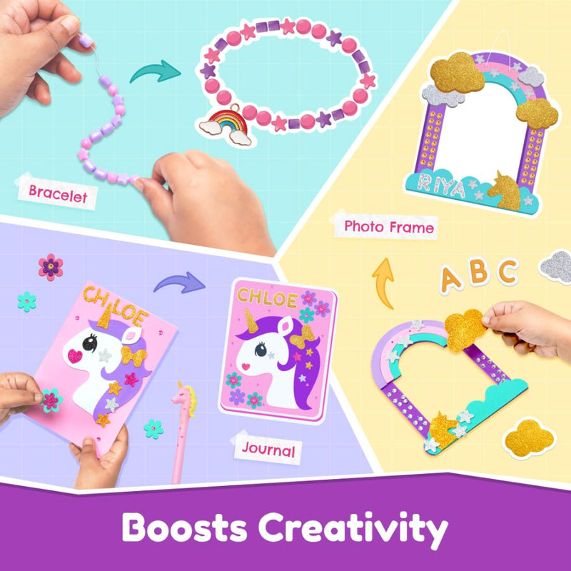 Bloomingo Unicorn Universe 6-in-1 DIY Art & Craft Kit