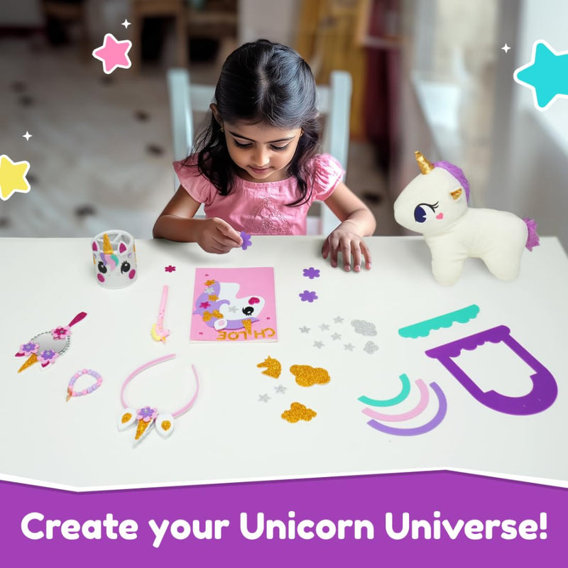 Bloomingo Unicorn Universe 6-in-1 DIY Art & Craft Kit