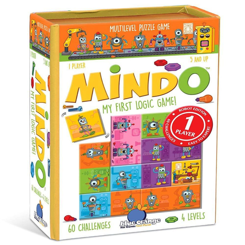 Blue Orange Mindo Robot
