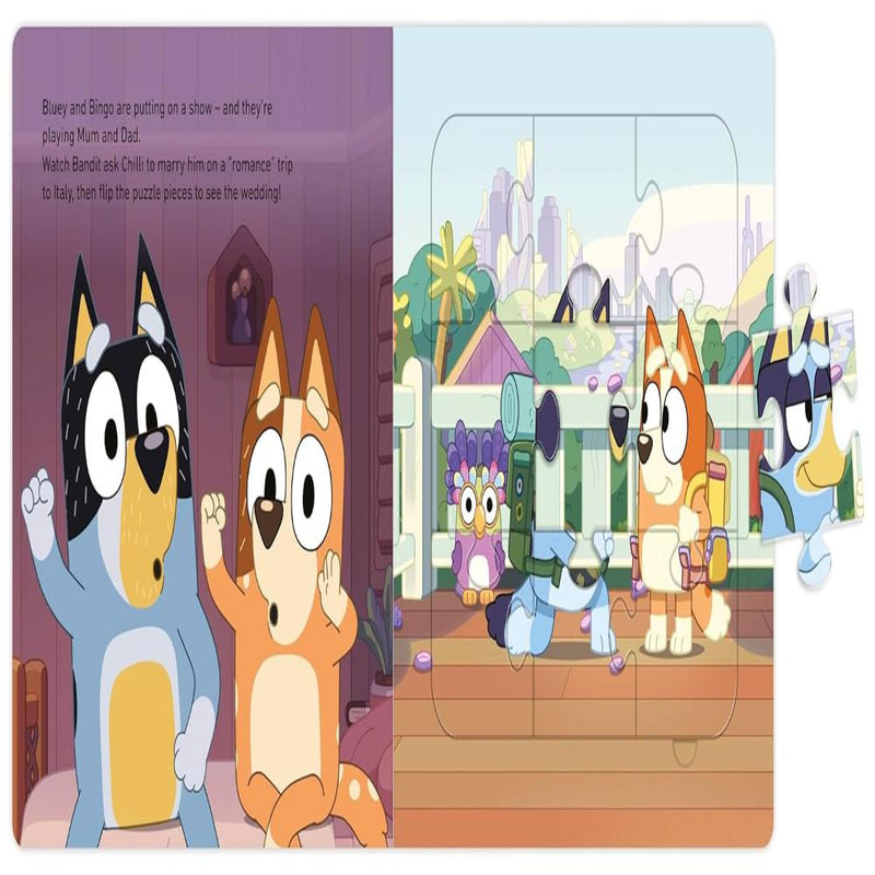 Bluey : A Jigsaw Puzzle Book