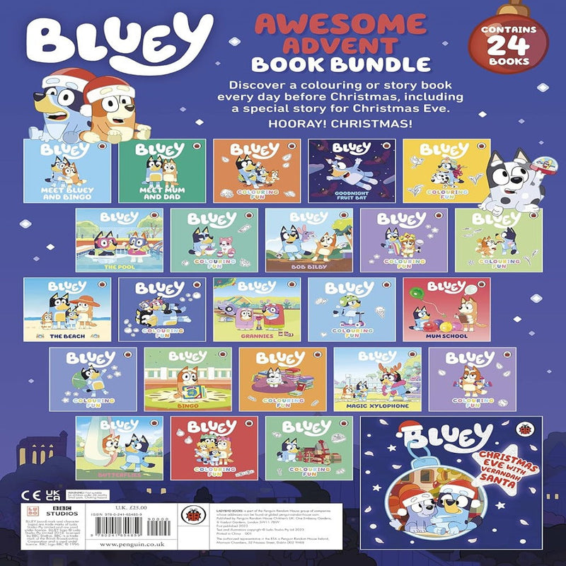 Bluey Awesome Advent Book Calender