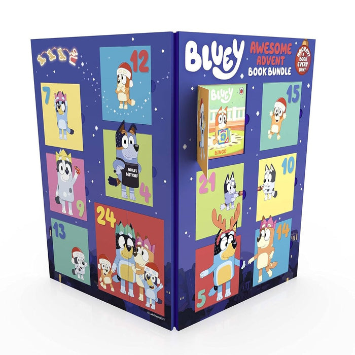 Bluey Awesome Advent Book Calender-Story Books-Prh-Toycra