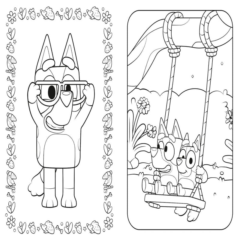 Bluey Fun And Games Colouring Book