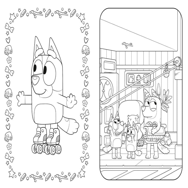 Bluey Fun And Games Colouring Book