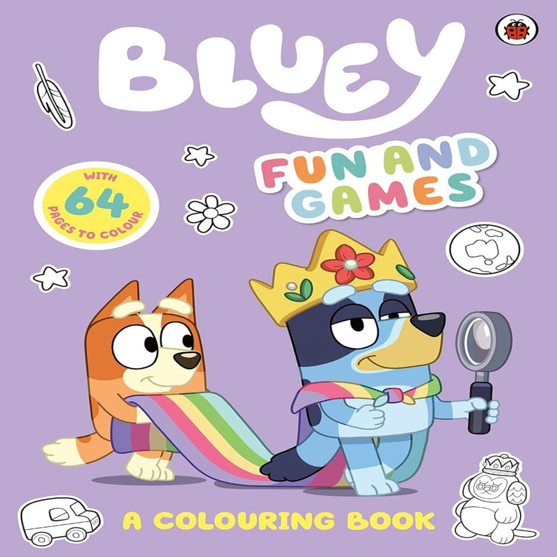 Bluey Fun And Games Colouring Book