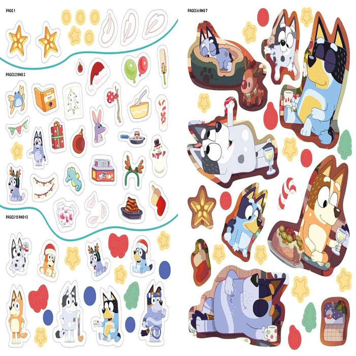 Bluey Hooray, It's Christmas!-Sticker Book-Prh-Toycra