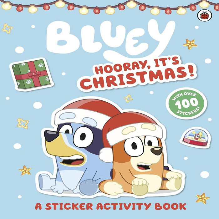 Bluey Hooray, It's Christmas!-Sticker Book-Prh-Toycra