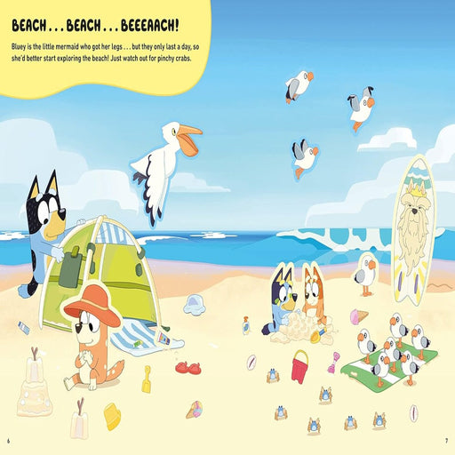 Bluey Let's Stick! Sticker Scenes Book