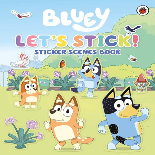 Bluey Let's Stick! Sticker Scenes Book-Sticker Book-Prh-Toycra