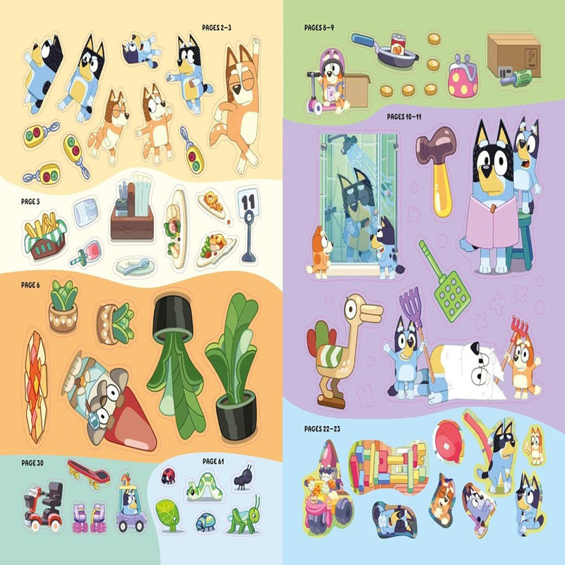 Bluey Super Stickers An Activity Book