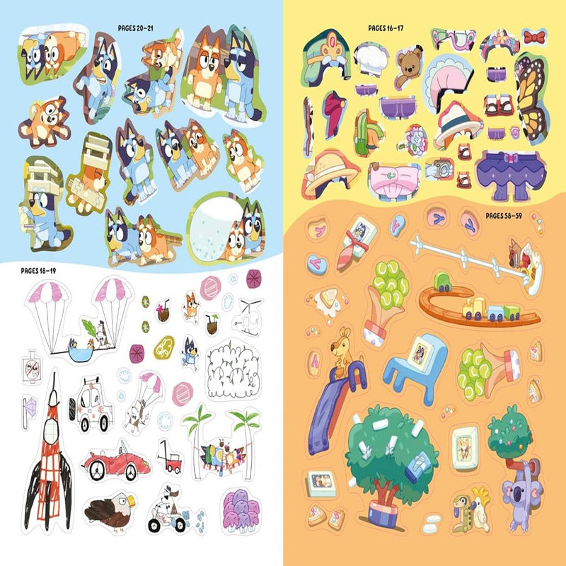 Bluey Super Stickers An Activity Book