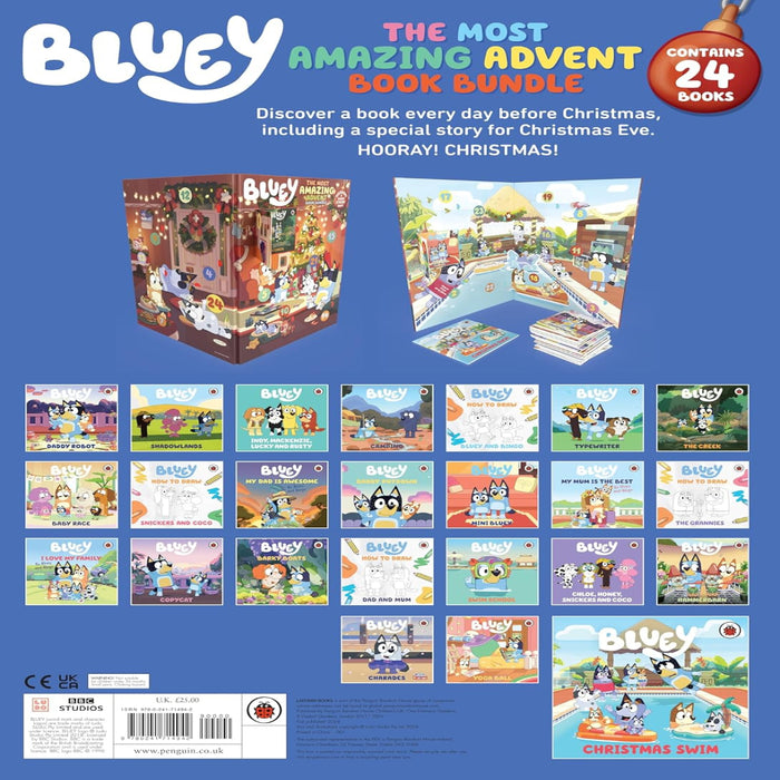 Bluey : The Most Amazing Advent Book Bundle-Story Books-Prh-Toycra