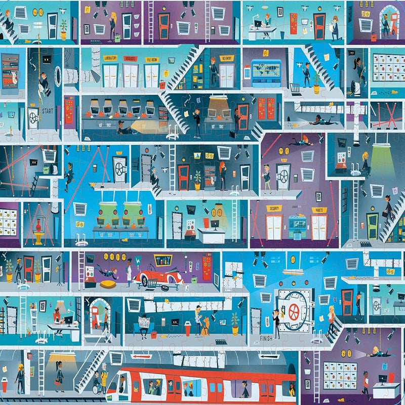 Book And Jigsaw Puzzles (300 Pieces)