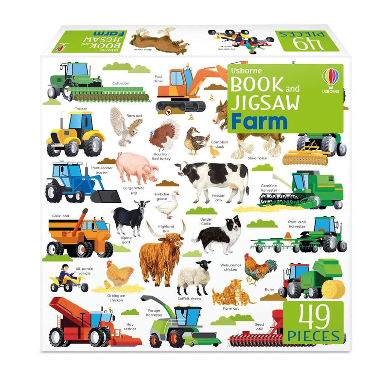 Book And Jigsaw Puzzles (49 Pieces)
