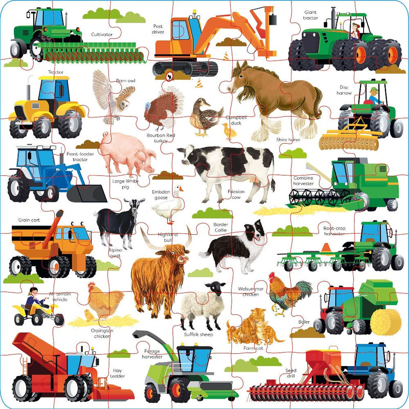 Book And Jigsaw Puzzles (49 Pieces)