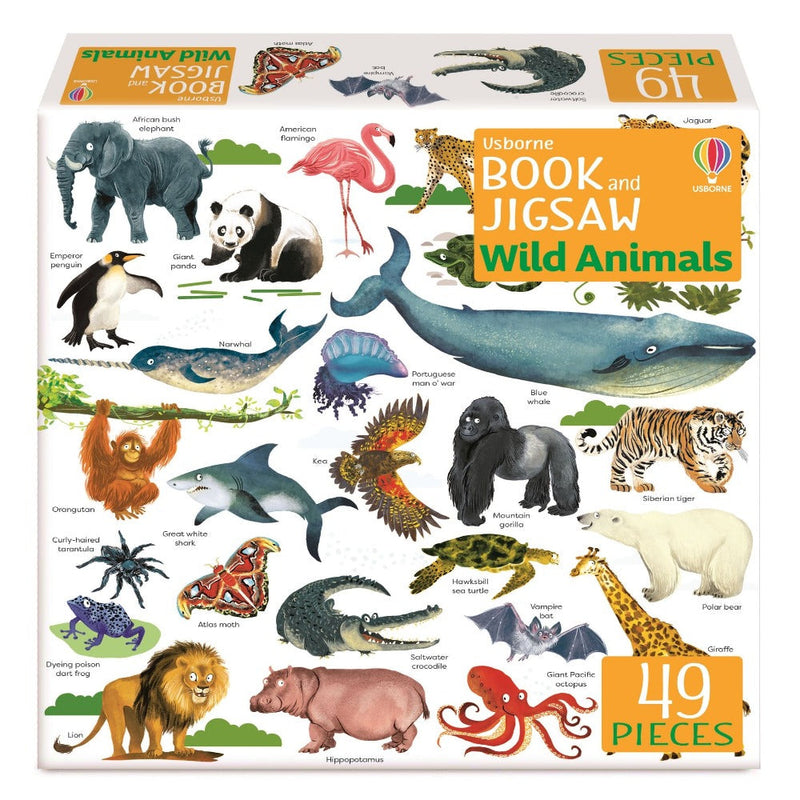 Book And Jigsaw Puzzles (49 Pieces)