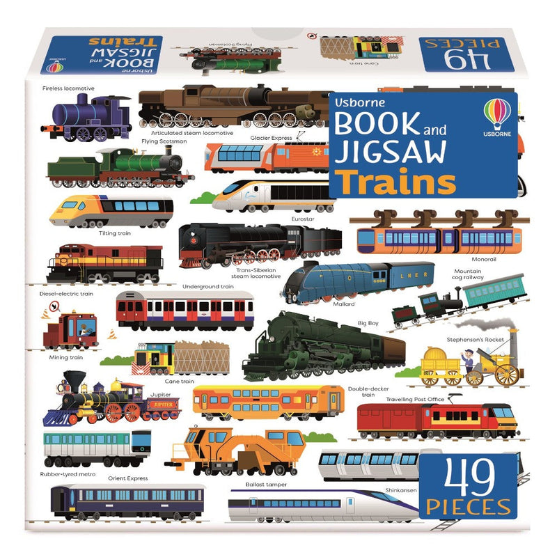 Book And Jigsaw Puzzles (49 Pieces)