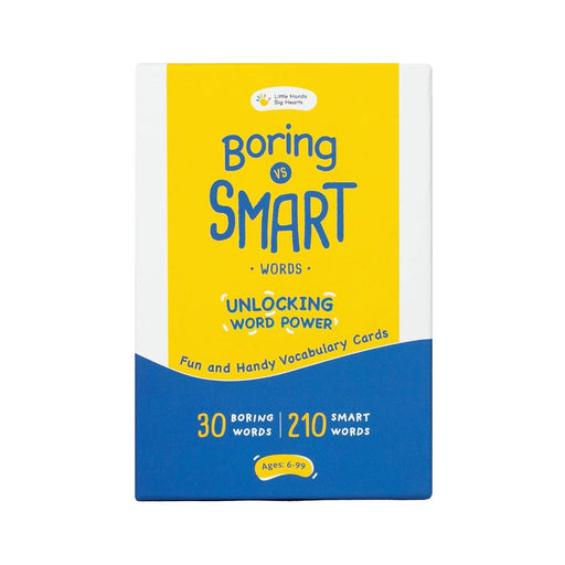 Boring vs Smart Words-Flash Cards-Lhbh-Toycra