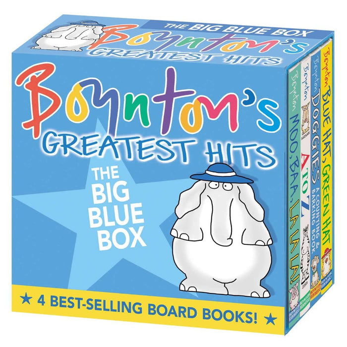 Boynton'S Greatest Hits The Big Blue Box (Set Of 4 Books)-Story Books-SS-Toycra